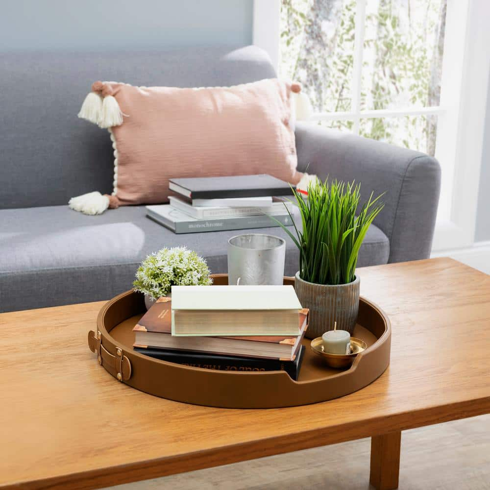 Coffee table deals tray round