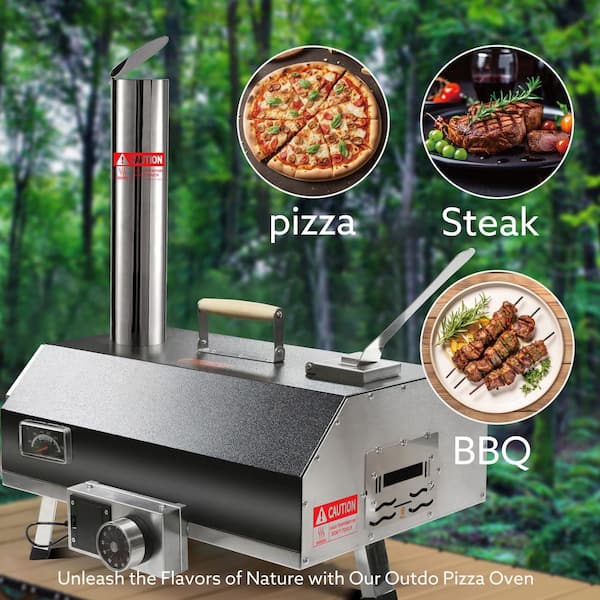 ooni Fyra 12 Wood Fired Outdoor Pizza Oven - Portable Hard Wood Pellet  Pizza Oven - Ideal for Any Outdoor Kitchen - Outdoor Cooking Pizza Maker 