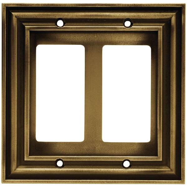 Liberty Yellow 2-Gang Decorator/Rocker Wall Plate