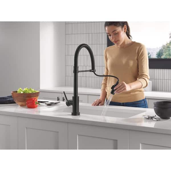 Delta Trinsic Spring Spout Touch2O Touchless Technology Single