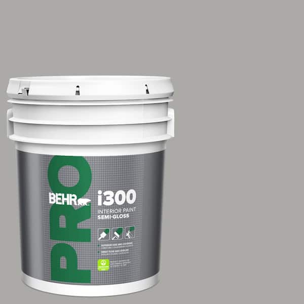 5 gal. #PPU18-14 Cathedral Gray Semi-Gloss Interior Paint