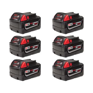 M18 18-Volt Lithium-Ion XC Extended Capacity Battery Pack 3.0Ah (6-Pack)