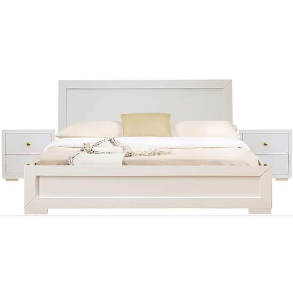 Trent 3-Piece White Queen Bedroom Set