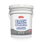 Block and Wall 5 gal. Liquid Rubber Waterproof Sealant