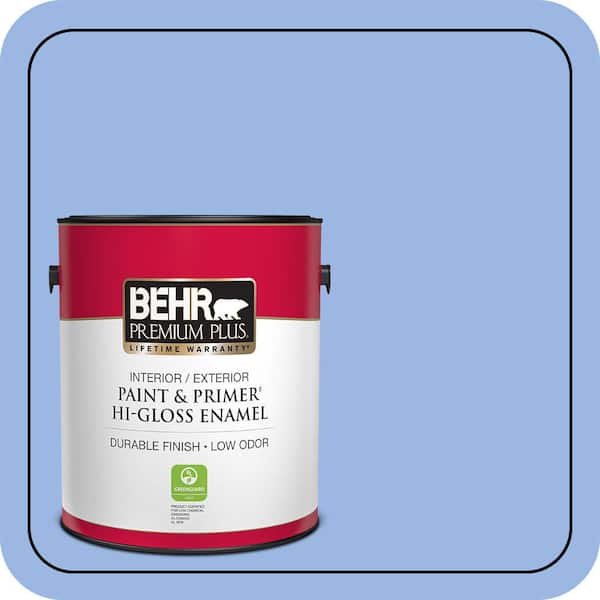 BEHR PREMIUM PLUS 1 gal. #P530-3 Honest Hi-Gloss Enamel Interior/Exterior Paint & Primer