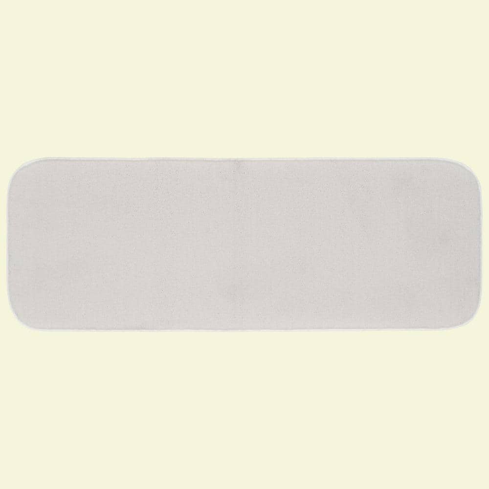 Gramercy 22 in. x 60 in. White Plush Bath Rug price history on PriceWatchPro
