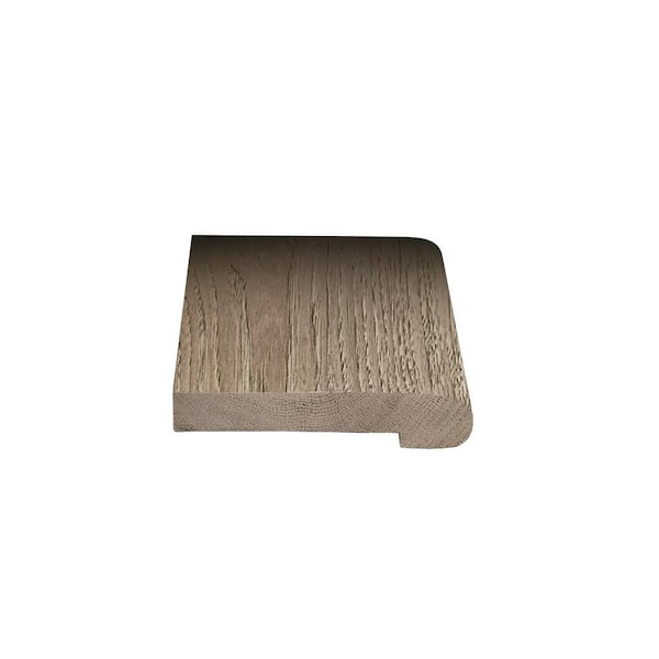ASPEN FLOORING Durango 9/16 in. Thick x 2-3/8 in. Width x 78 in. Length Flush Stair Nosing American Hickory Hardwood Trim