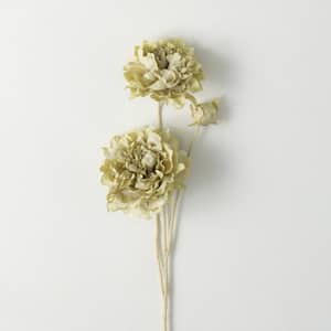 29 .5 in. Artificial Green Peony Stem