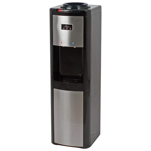 Water Dispenser ENERGY STAR Top Load Stainless Steel Black 3-5 gal Capacity 