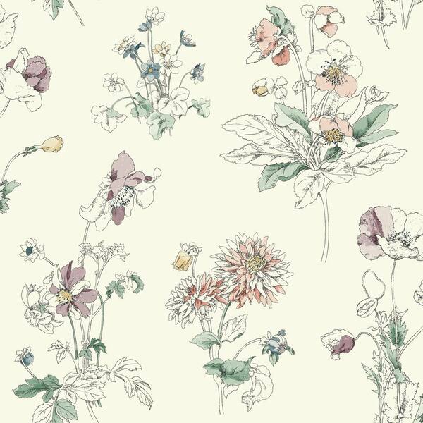 York Wallcoverings Meadow in Bloom Spray and Stick Wallpaper (Covers 56 sq. ft.)