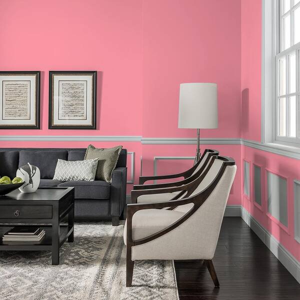 pink wall paint home depot