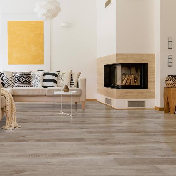 A&A Surfaces Beach Grove 7 in. W x 48 Rigid Core Click Lock Luxury Vinyl Plank Flooring (55 cases/1307.35 sq. ft./pallet) VTRBEAGRO7X48 - The Home Depot