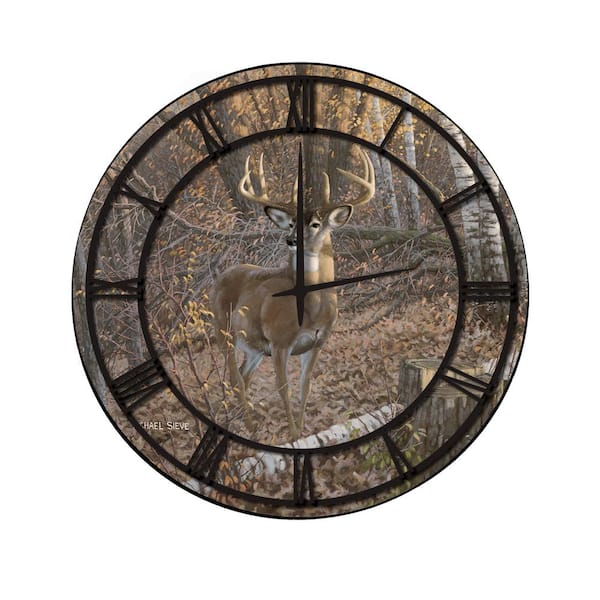 Unbranded "Great Eight" Full Coverage Art and Black Numbers Imaged Wall Clock