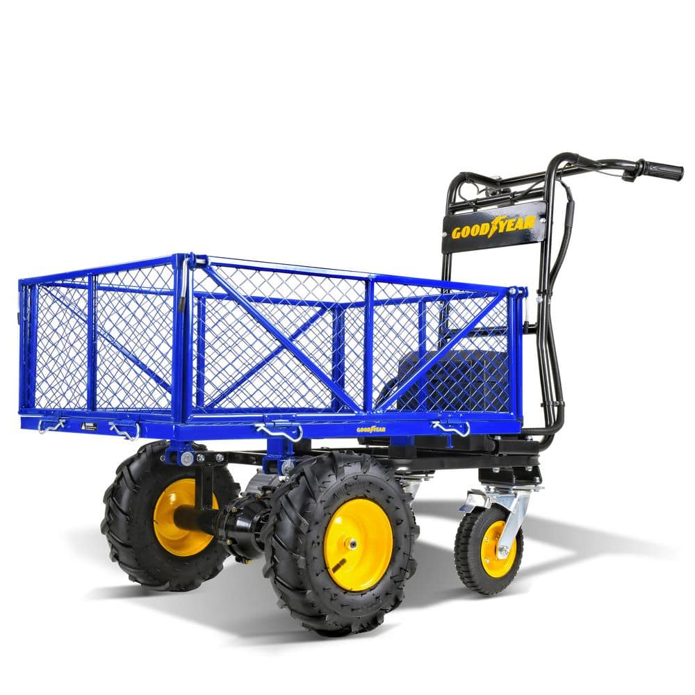 660 lbs Load + 1000 lbs Hauling Capacity Steel Bin, 48V DC Li-Ion Powered Utility Service Cart Power Wagon Wheelbarrow price history on PriceWatchPro