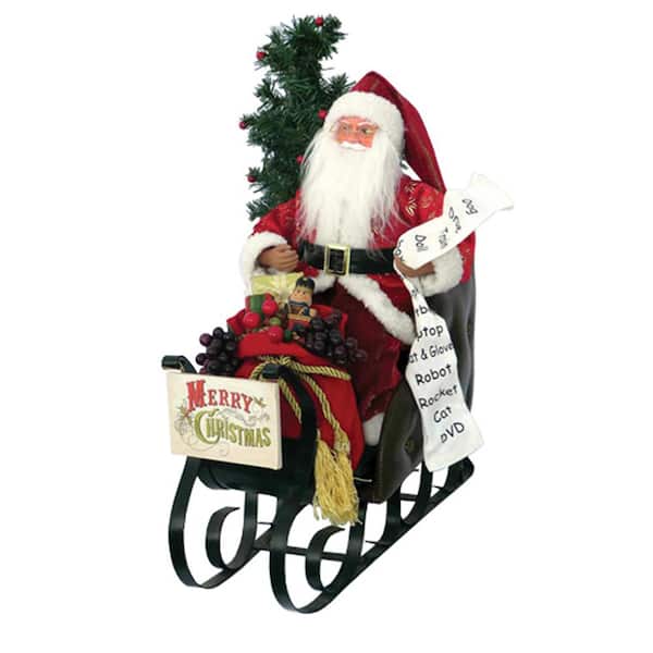 Santa's Workshop 20 in. Sligh Ride Claus