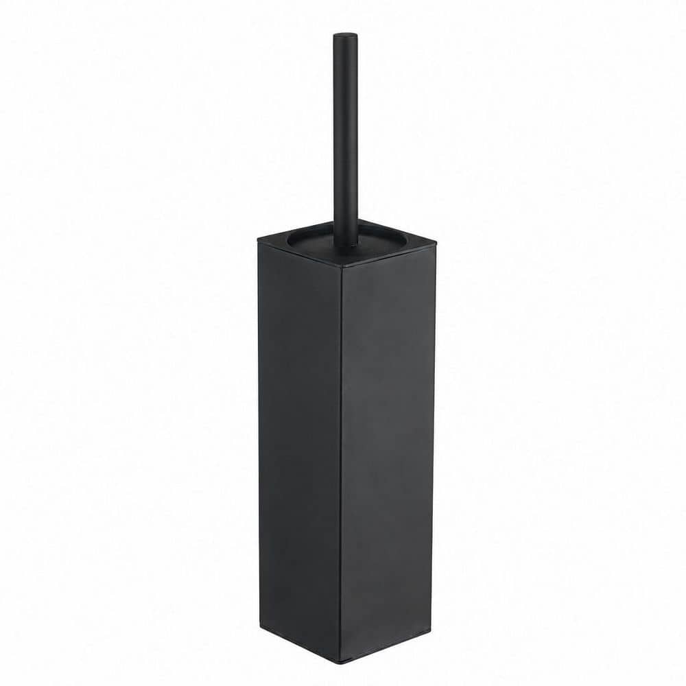 Square Freestanding Toilet Brush and Holder, Matte Black Stainless Steel Bathroom Toilet Cleaner Brush for Bathroom price history on PriceWatchPro
