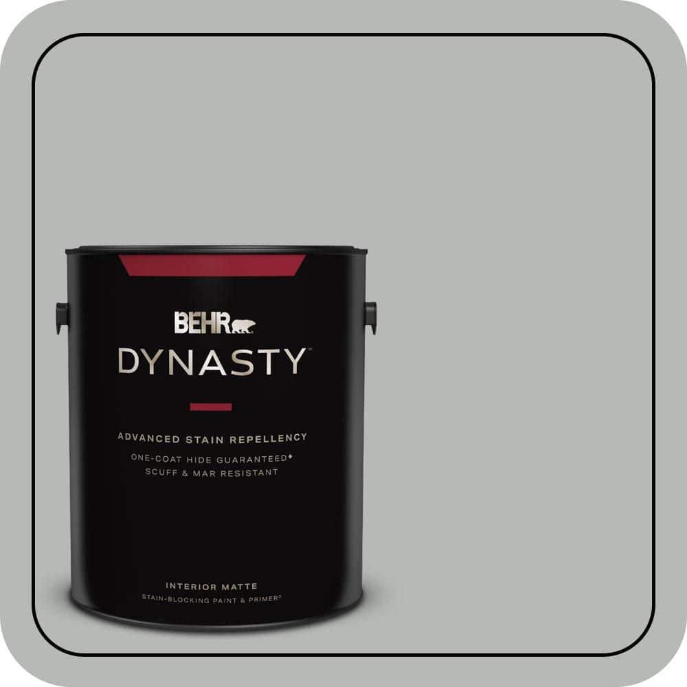 1 gal. #N460-3 Lunar Surface One-Coat Hide Matte Interior Stain-Blocking Paint & Primer price history on PriceWatchPro