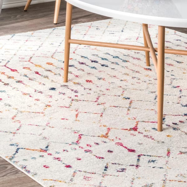 nuLOOM Blythe Modern Moroccan Trellisi 7 ft. x 9 ft. Light nuLOOM Blythe Modern Moroccan Trellisi 7 ft. x 9 ft. Light
