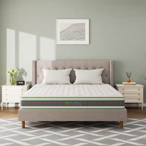 Full Medium Firm 10 in. Hybrid Mattress with Gel Memory Foam, Comfort and Support