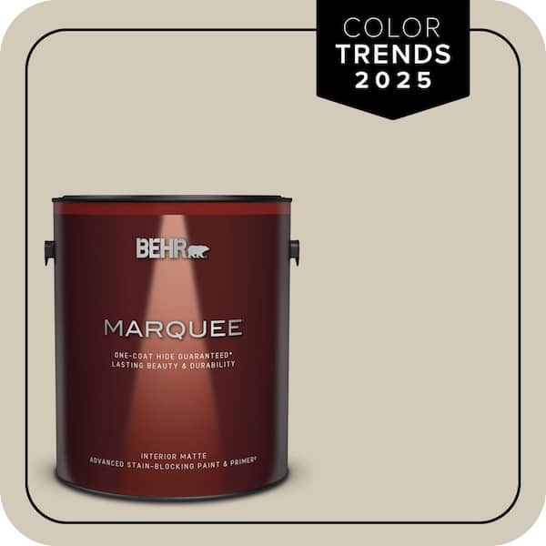 BEHR MARQUEE 1 gal. Designer Collection #DC-010 Even Better Beige Matte Interior Paint & Primer