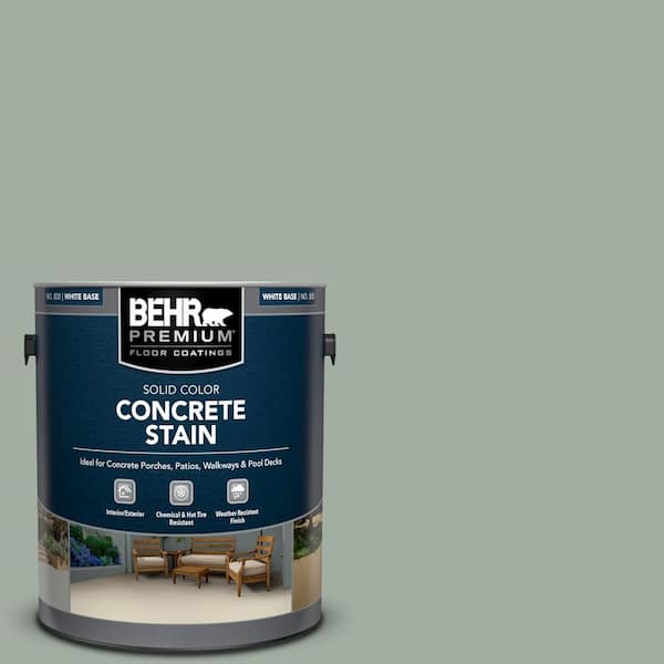 BEHR PREMIUM 1 gal. #PFC-42 Flintridge Solid Color Flat Interior/Exterior Concrete Stain