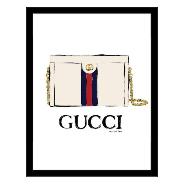 VENICE BEACH Collections Designer Handbag by Fairchild Paris 1-Piece Framed Graphic Print Abstract Poster Art Print 18 in. x 14 in.