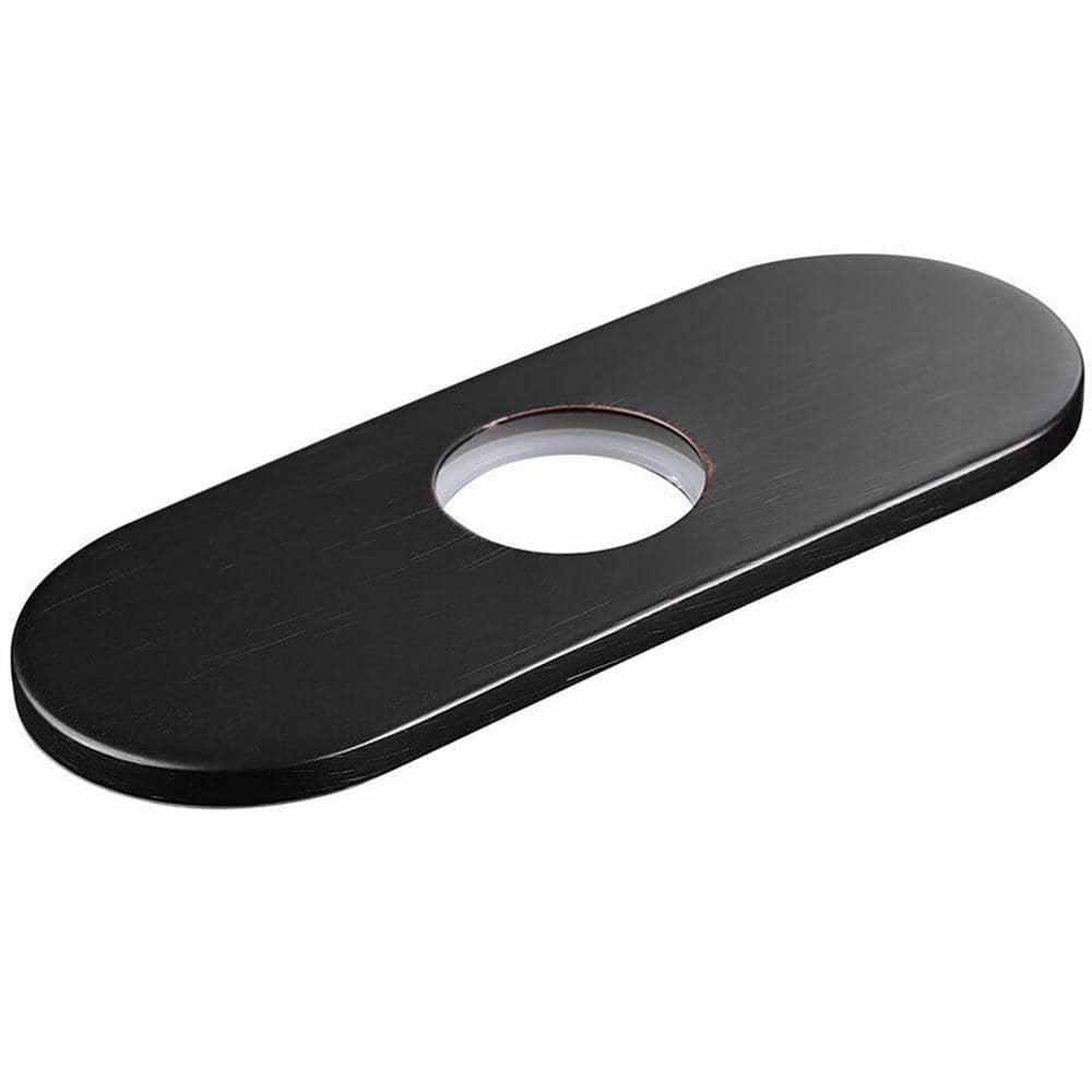 Universal 6 in. Bathroom Sink Faucet Single Hole Solid Brass Deck Plate Escutcheon in Oil Rubbed Bronze price history on PriceWatchPro