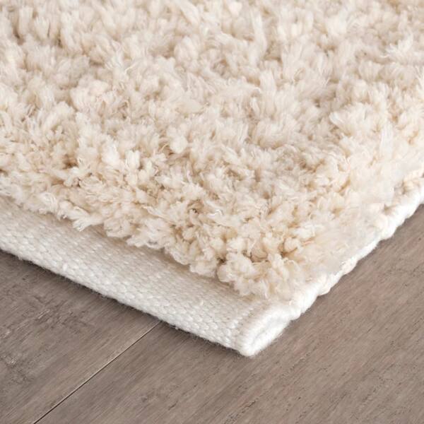 Kodiak Handwoven Microfiber Performance Ivory 2 ft. x 3 ft. Indoor Area Rug