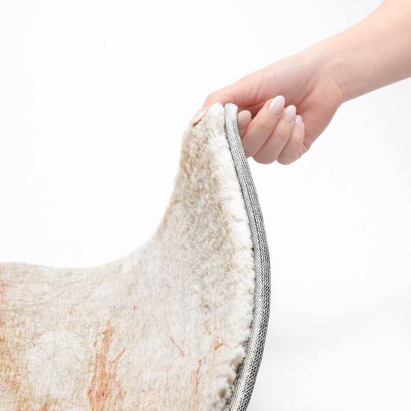 Dream Shag Premium Machine Washable Abstract ADS699 Aloe 9 ft. x 12 ft. Area Rug