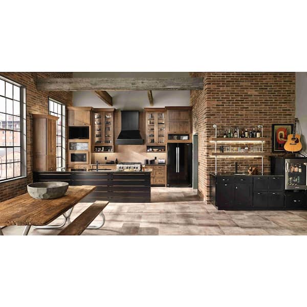 American Woodmark Adelaide Cabinets in Painted Vanilla