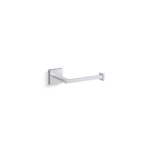 Square Wall Mounted Toilet Paper Holder in Polished Chrome