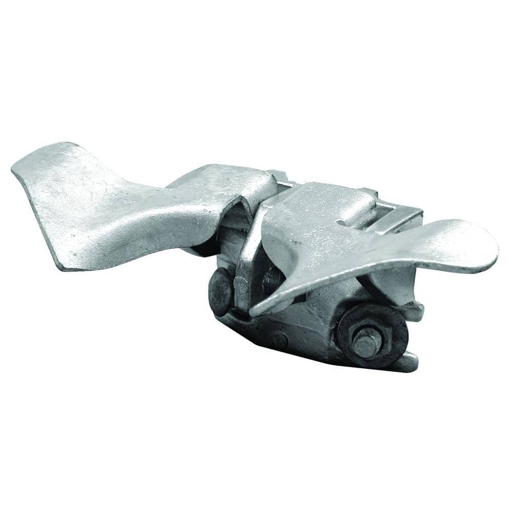 2-3/8 in. x 1-3/8 in. Galvanized Chain Link Fence Aluminum Clink Butterfly 