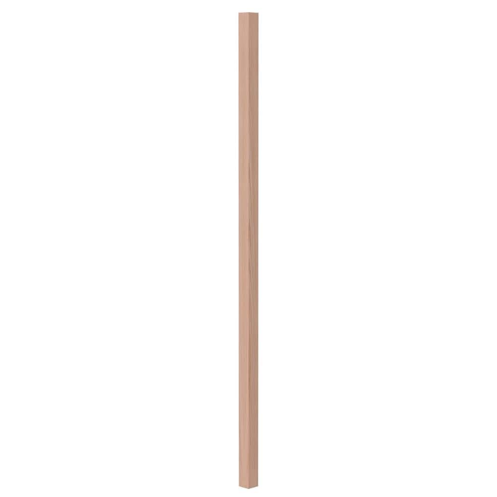 EVERMARK Stair Parts 43 in. x 1-1/4 in. 5060 Unfinished Red Oak Full ...