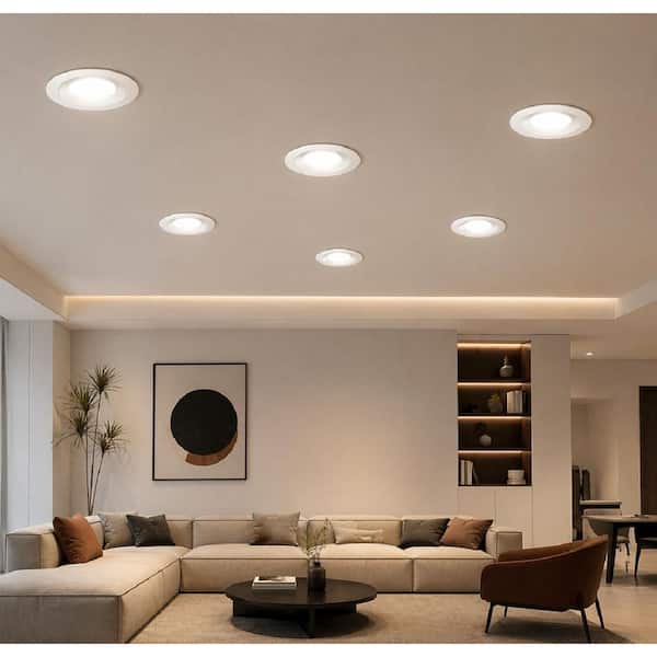 BeamBox 5/6 in. Canless Dimmable Integrated LED Recessed Light