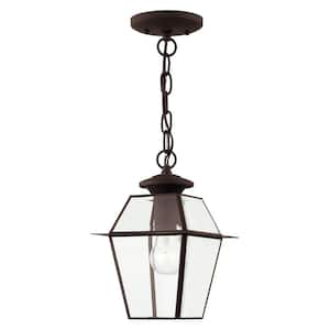 Westover 1 Light Bronze Outdoor Pendant Lantern