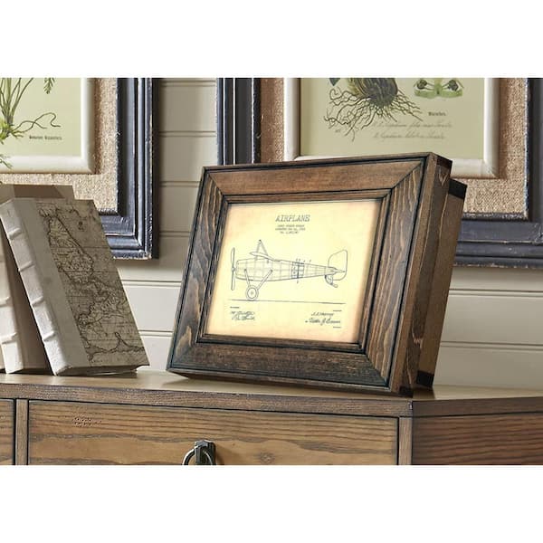 American Furniture Classics Model 8x10dw8 Picture Frame with Hidden, Locking Gun Concealment Feature