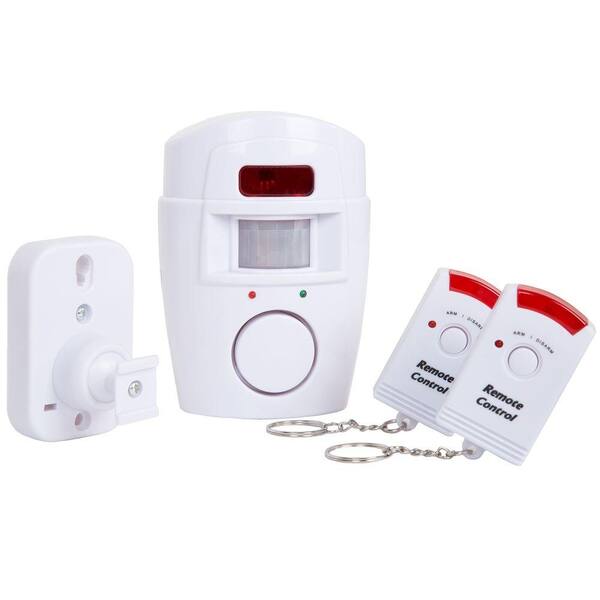 Everyday Home Wireless Motion Sensor Alarm with 2-Wireless Remotes