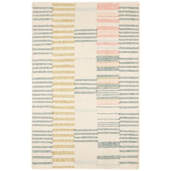 Gemma Hand Loom Knotted Cotton Juniper 3 ft. x 5 ft. Indoor Area Rug