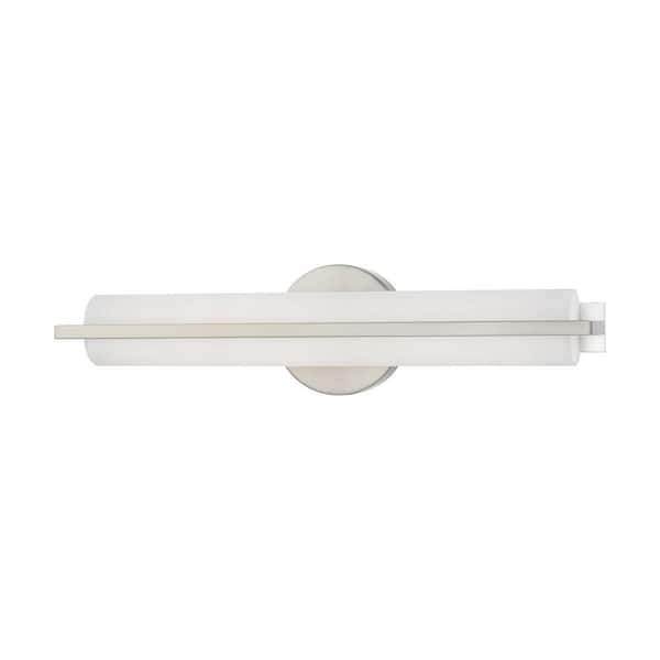 Livex Lighting Anderson 17.5 in. 1-Light Brushed Nickel LED ADA