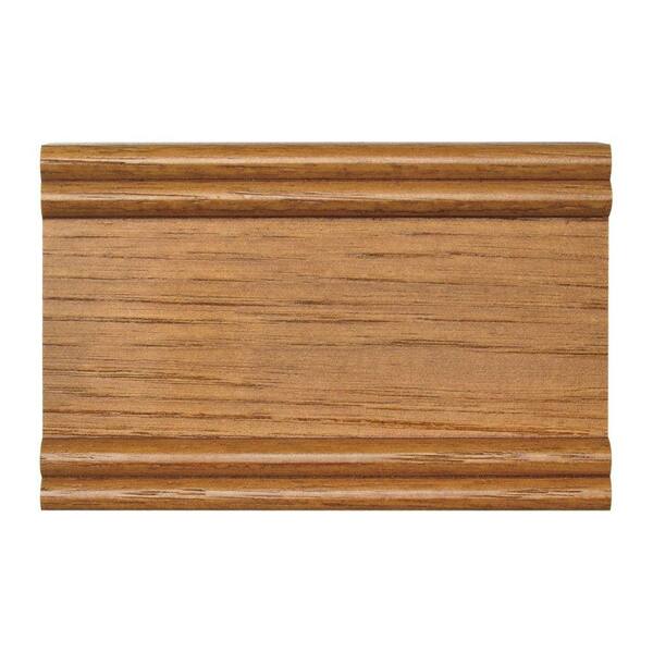 American Woodmark 4 in. x 2-1/2 in. Cabinet Door Sample in Hickory Spice