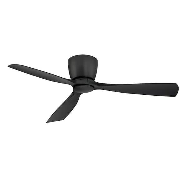 FANIMATION Klinch 52 in. LED Indoor/Outdoor Black Ceiling Fan with