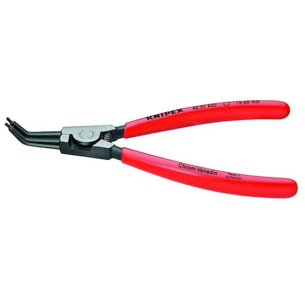 KNIPEX Tools - Long Nose Pliers With Cutter, 40 Degree Angled