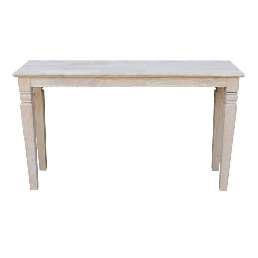 Elegant Java Solid Wood Console Table with Storage