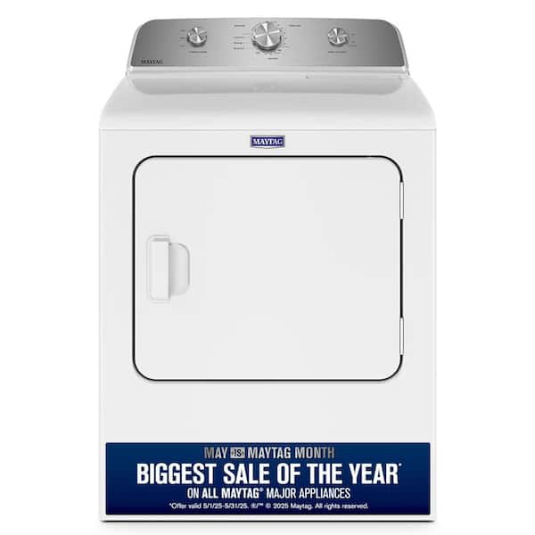 7.0 cu. ft. Vented Electric Dryer in White