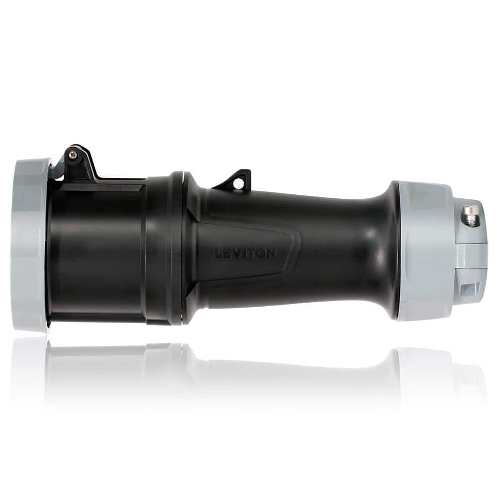 LEV Series 60 Amp 347-Volt/600-Volt 3-Phase, 4P, 5W IEC 60309-1 and 60309-2 Pin and Sleeve Connector Watertight, Black price history on PriceWatchPro