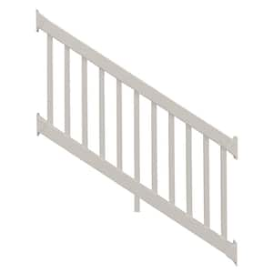 Naples 3 ft. H x 6 ft. W Tan Vinyl Stair Railing Kit