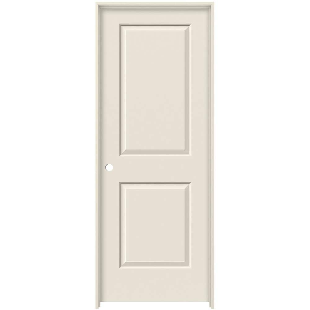 36 in. x 80 in. Carrara 2 Panel Right-Hand Solid Core Primed Molded Composite Single Prehung Interior Door price history on PriceWatchPro