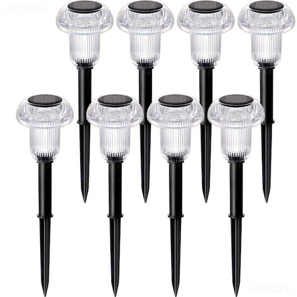 8-Pack Solar Lights Outdoor Waterproof, Garden Landscape Lighting for Pathway (Warm Light)