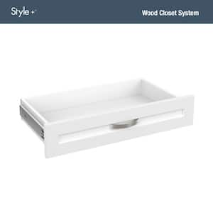 Style+ 5 in. x 25 in. White Shaker Drawer Kit for 25 in. W Style+ Tower