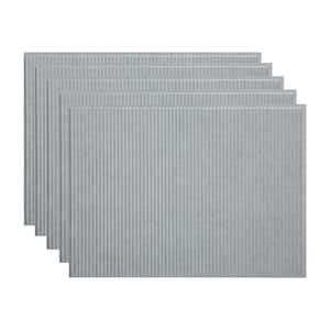 Cashmere 18 in. x 24 in. Rib Vinyl Backsplash Panel (Pack of 5)